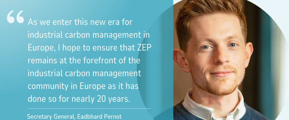 The Zero Emissions Platform appoints new Secretary General