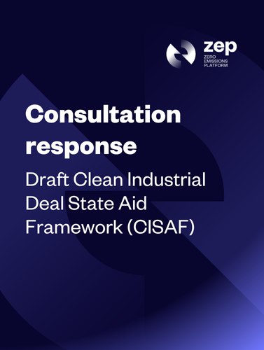 Response to the public consultation on the draft CISAF