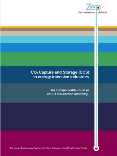 CCS in energy intensive industries: an indispensable route to an EU low-carbon economy