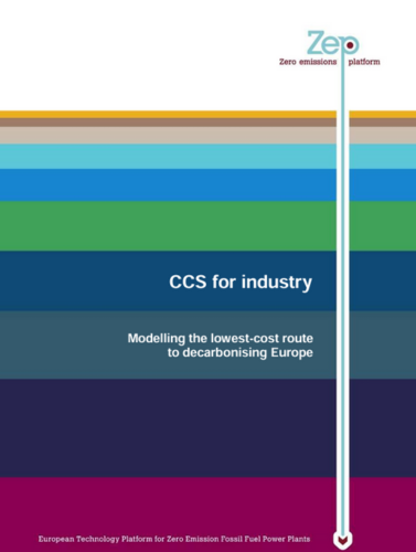 CCS for industry: Modelling the lowest-cost route to decarbonising Europe