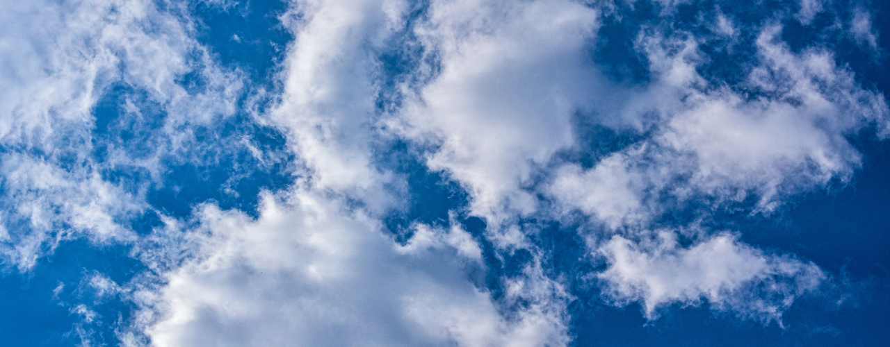 Clouds, representing clean air., as industrial carbon management removes CO2 from the atmosphere.