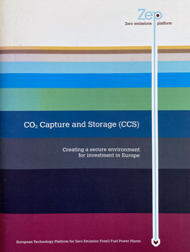 CO₂ Capture and storage (CCS)