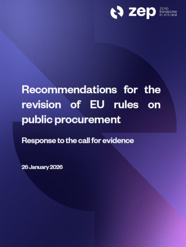 Recommendations for the revision of EU rules on public procurement